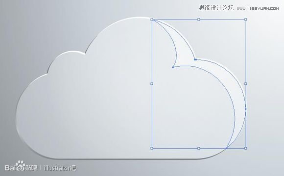 Illustrator绘制立体效果的白云云彩,PS教程,思缘教程网