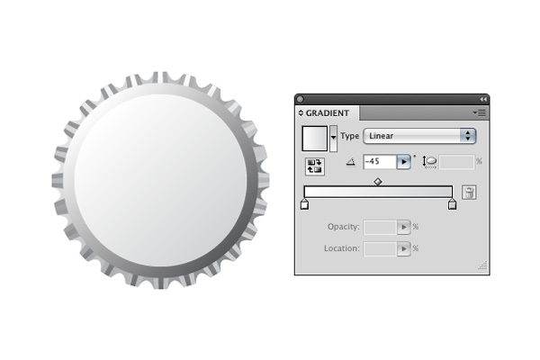 Illustrator CS4绘制矢量瓶盖,无思设计网wssj1.cn