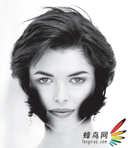 图像的合成技术 用蒙版遮盖头发