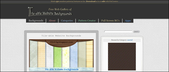 Tile-able Backgrounds Blog