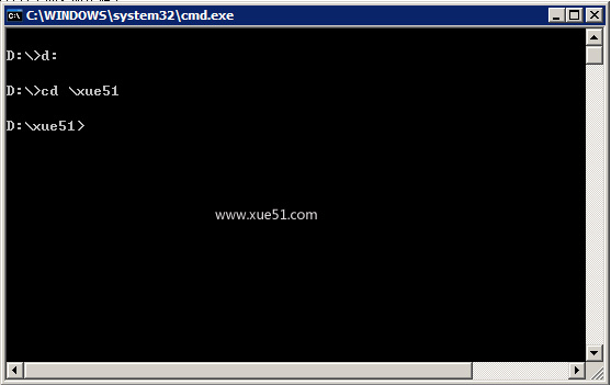 cmd命令进入d盘文件夹 全福编程网