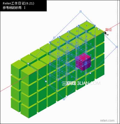 Illustrator制作精确六面体 全福编程网