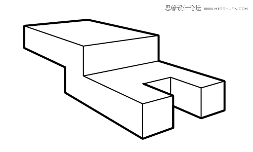 Illustrator绘制三维立体透视图教程,PS教程,思缘教程网