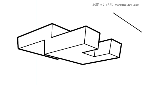 Illustrator绘制三维立体透视图教程,PS教程,思缘教程网