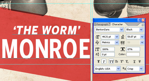 PS教程：Photoshop创建复古风格拳击海报