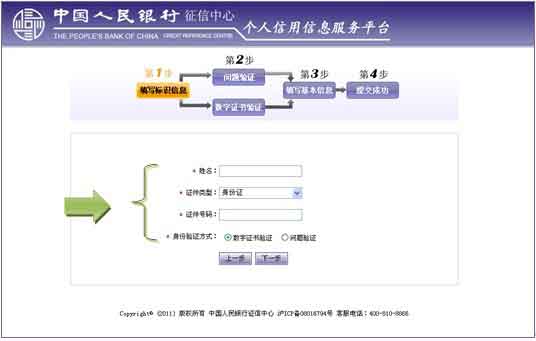 如何查个人信用记录？个人信用记录查询方法图片