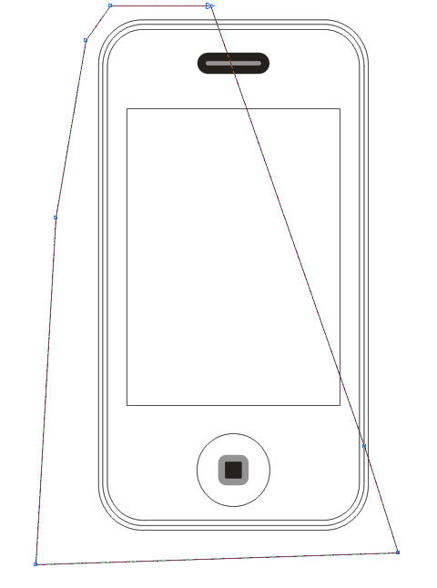 CDR绘制简洁IPHONE4手机教程 全福编程网网 CDR实例教程7.jpg