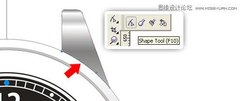 CorelDraw绘制超真实的手表教程,全福编程网教程