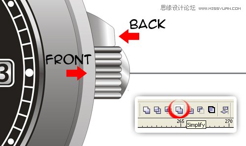 CorelDraw绘制超真实的手表教程,全福编程网教程