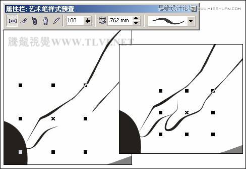 CorelDRAW绘制放射状速度线实例之足球少年,PS教程,思缘教程网