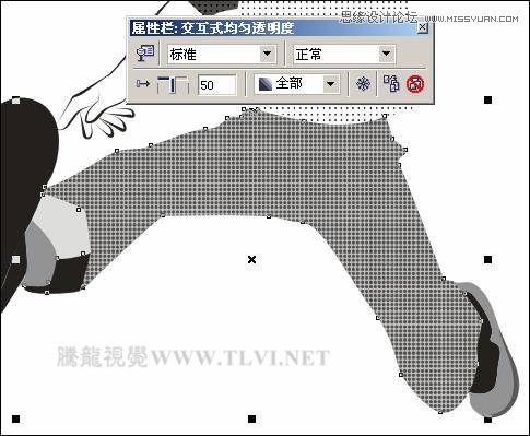 CorelDRAW绘制放射状速度线实例之足球少年,PS教程,思缘教程网