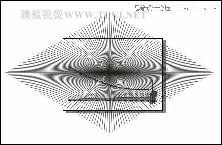 CorelDRAW绘制放射状速度线实例之足球少年,PS教程,思缘教程网