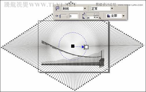 CorelDRAW绘制放射状速度线实例之足球少年,PS教程,思缘教程网