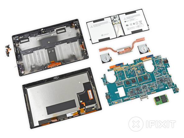 微软Surface Pro 2拆解 全福编程网