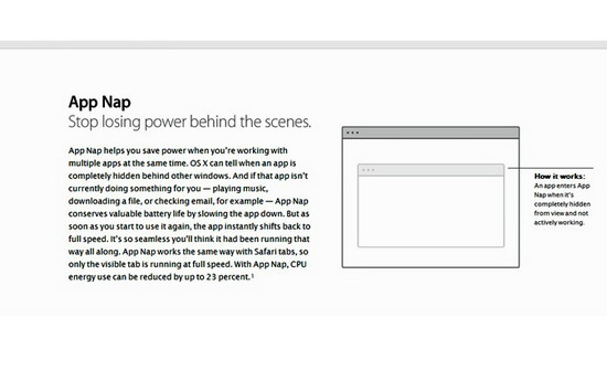 Mac OS X Mavericks系统的十大新特性
