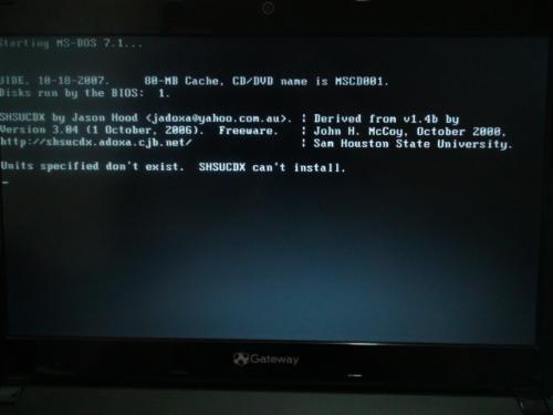 安装系统出现Units specified don’t exist SHSUCDX can’t install错误怎么办？ 全福编程网