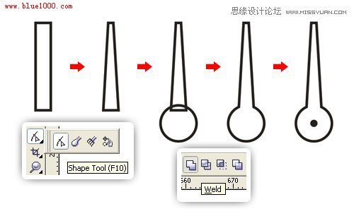 CorelDraw绘制超真实的手表教程,PS教程,思缘教程网