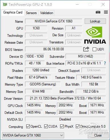 GTX1060笔记本显卡首测：竟能挑战桌面2K神卡？