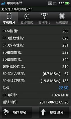 4寸侧滑Android精品OPPOX903评测(5)