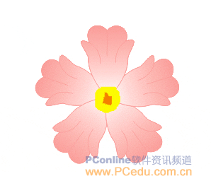 CDR绘制一束可爱的花朵 全福编程网网 CDR实例教程