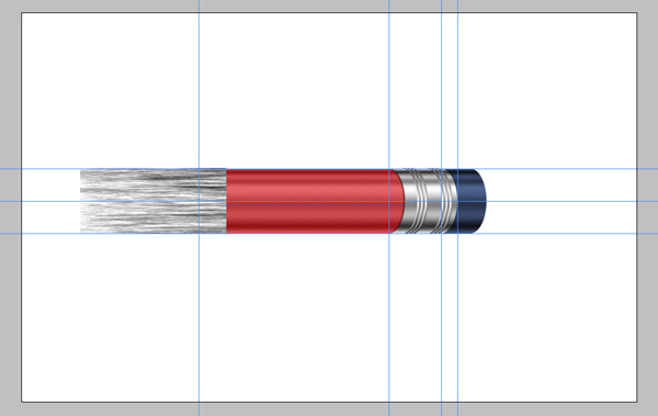 Photoshop教程：绘制一个超级闪亮的铅笔图标