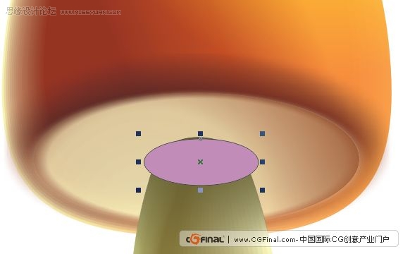 CorelDRAW绘制可爱的卡通蘑菇与花朵