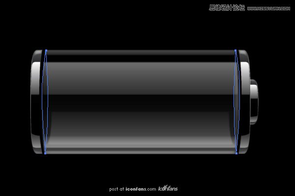 Illustrator绘制质感电池图标