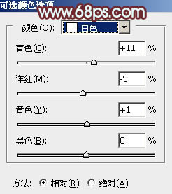 PS教程：PS打造甜美粉红色秋季美女图