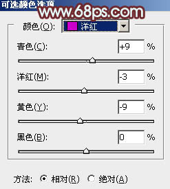 PS教程：PS打造甜美粉红色秋季美女图